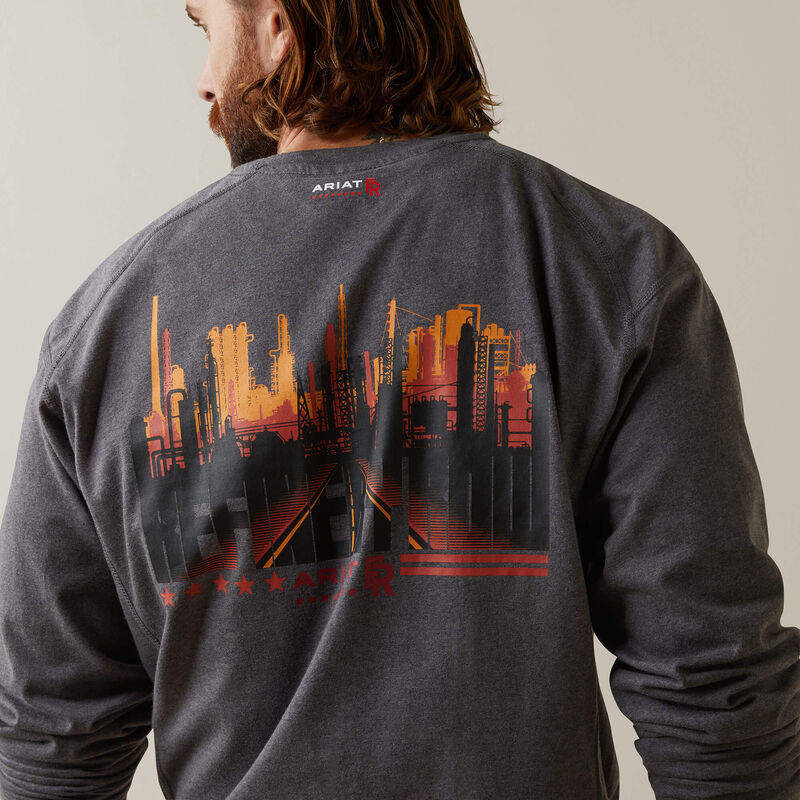 FR Air Refinery Row Graphic Henley Top