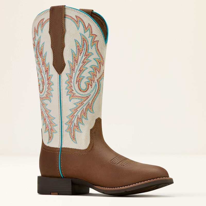 Round Up W Toe StretchFit Western Boot