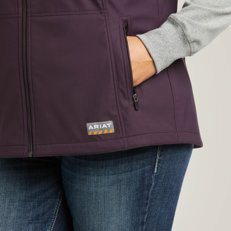 Rebar Stretch Canvas Softshell Vest