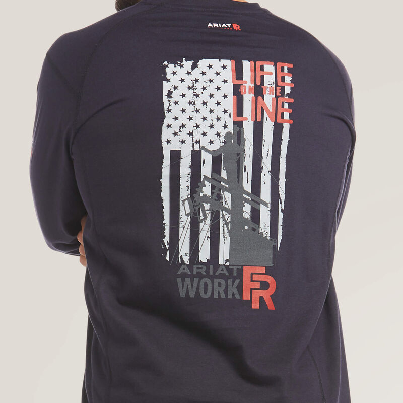 FR Air Life on the Line Graphic Top