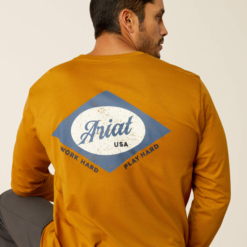 Rebar Workman Diamond Logo T-Shirt