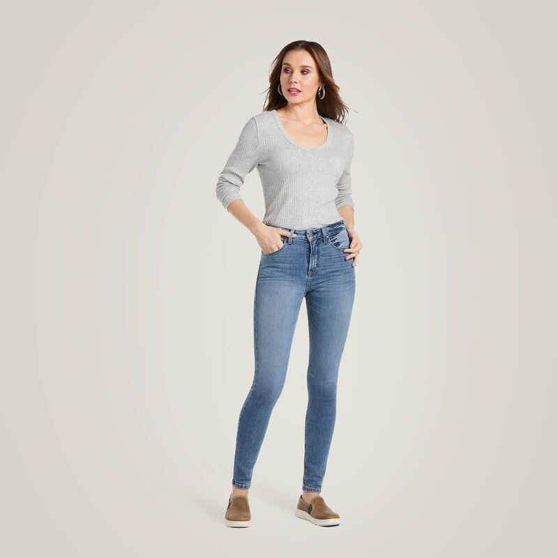 Premium High Rise Skinny Jean Stretch