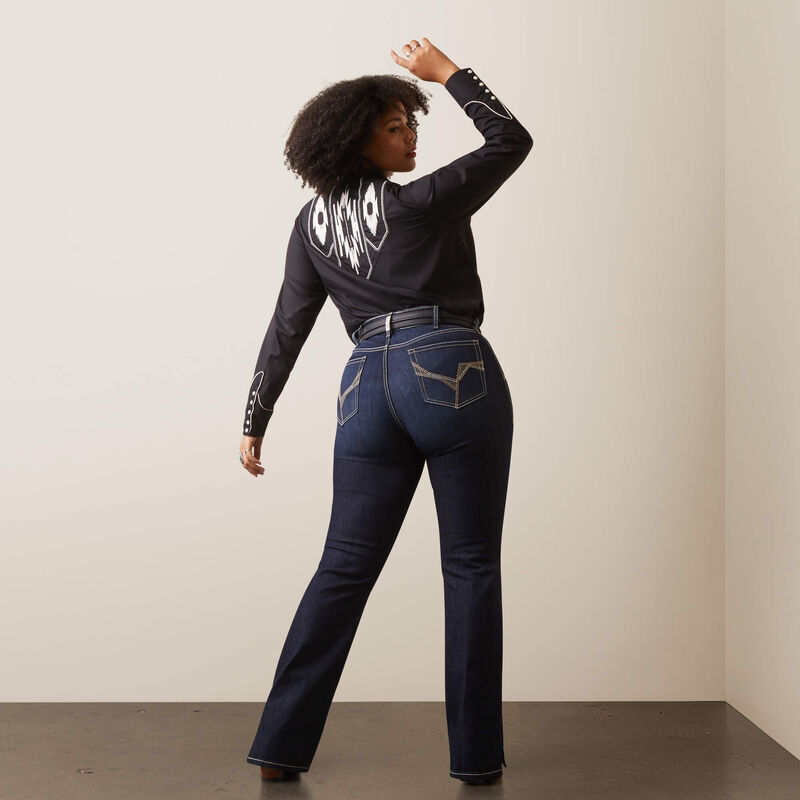 R.E.A.L. Perfect Rise Arrow Danna Boot Cut Jean