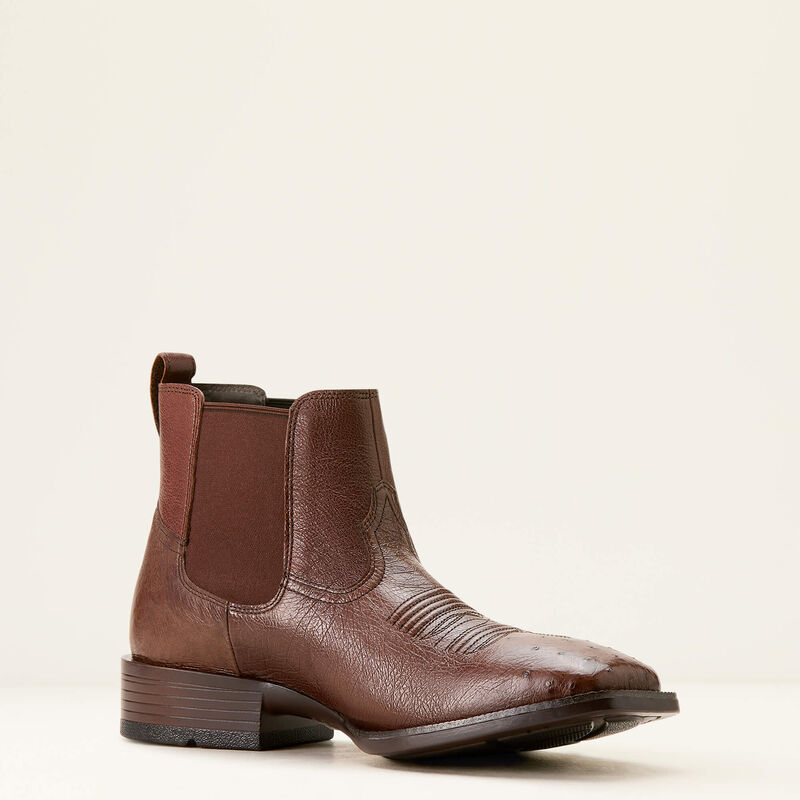 Booker Chelsea Wide Square Toe Western Boot