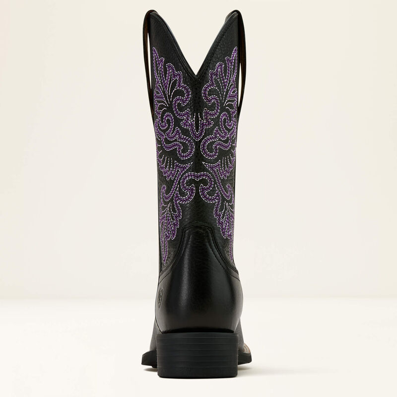 Round Up Wide Square Toe StretchFit Western Boot