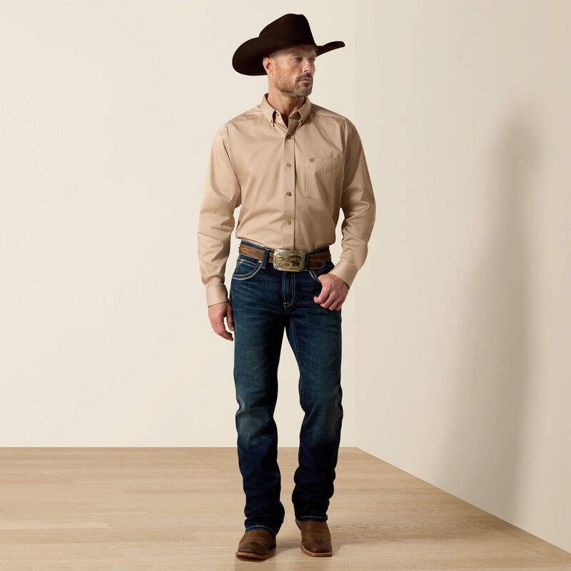 Solid Twill Classic Fit Shirt