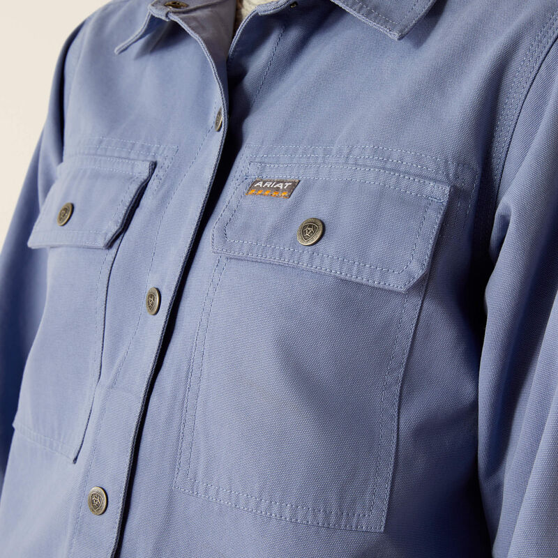 Rebar Cropped Woven Shirt Jacket