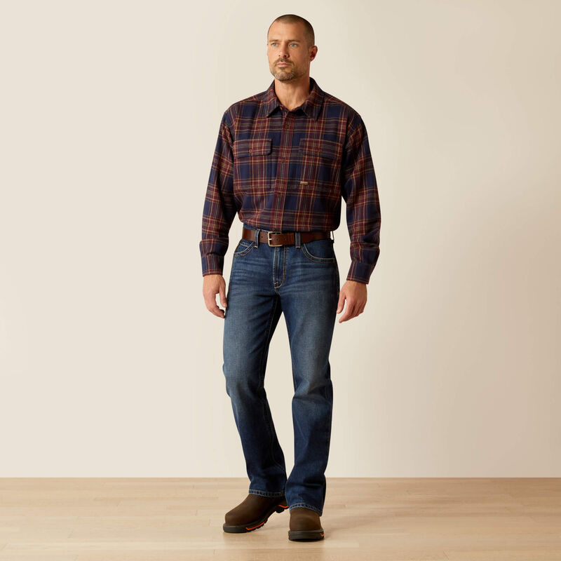 Rebar Heavy Flannel Work Shirt