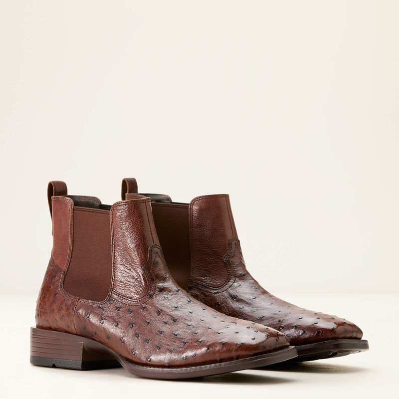 Booker Chelsea Wide Square Toe Western Boot