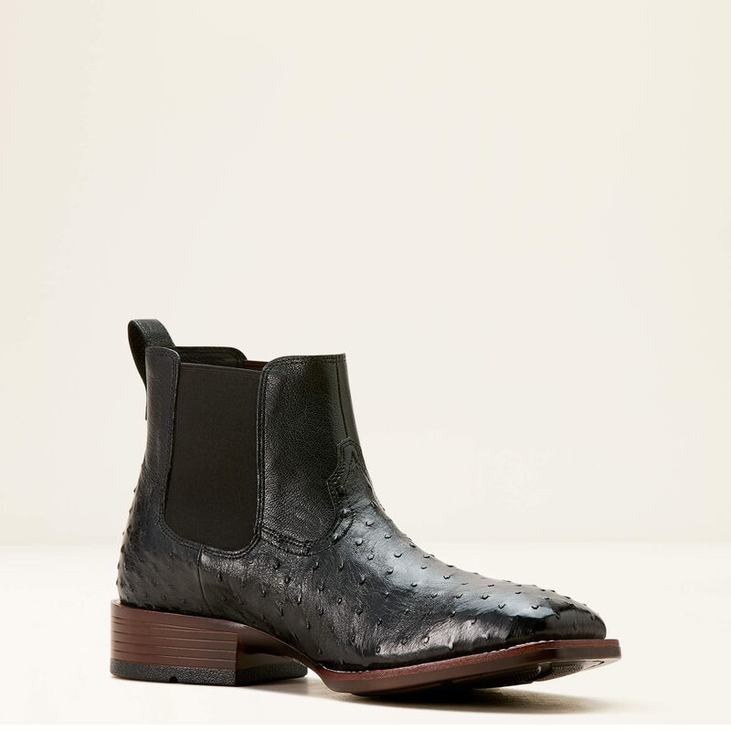 Booker Chelsea Wide Square Toe Western Boot