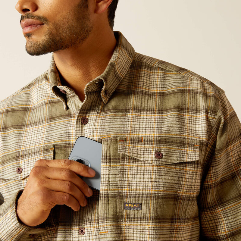 Rebar Flannel DuraStretch Work Shirt
