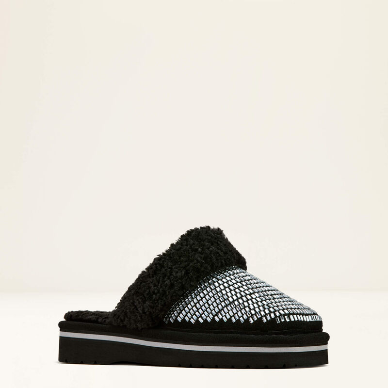 Jackie Square Toe Stack Slipper