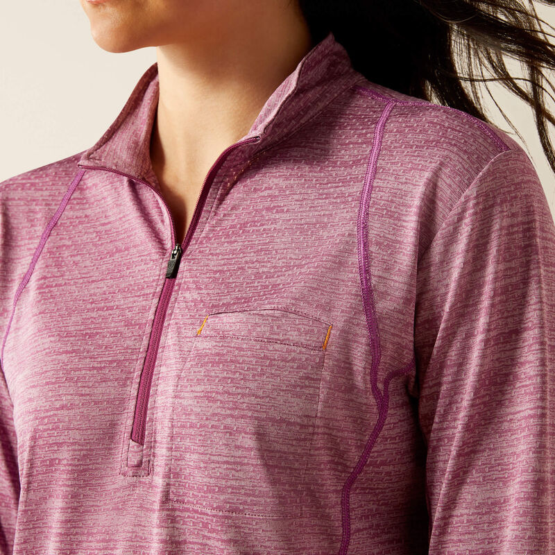 Rebar Evolution 1/2 Zip Top