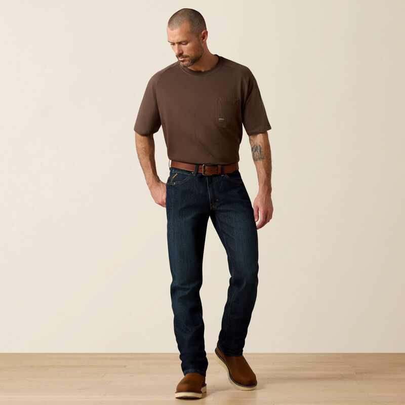 Rebar M4 Relaxed DuraStretch Basic Stackable Straight Leg Jean