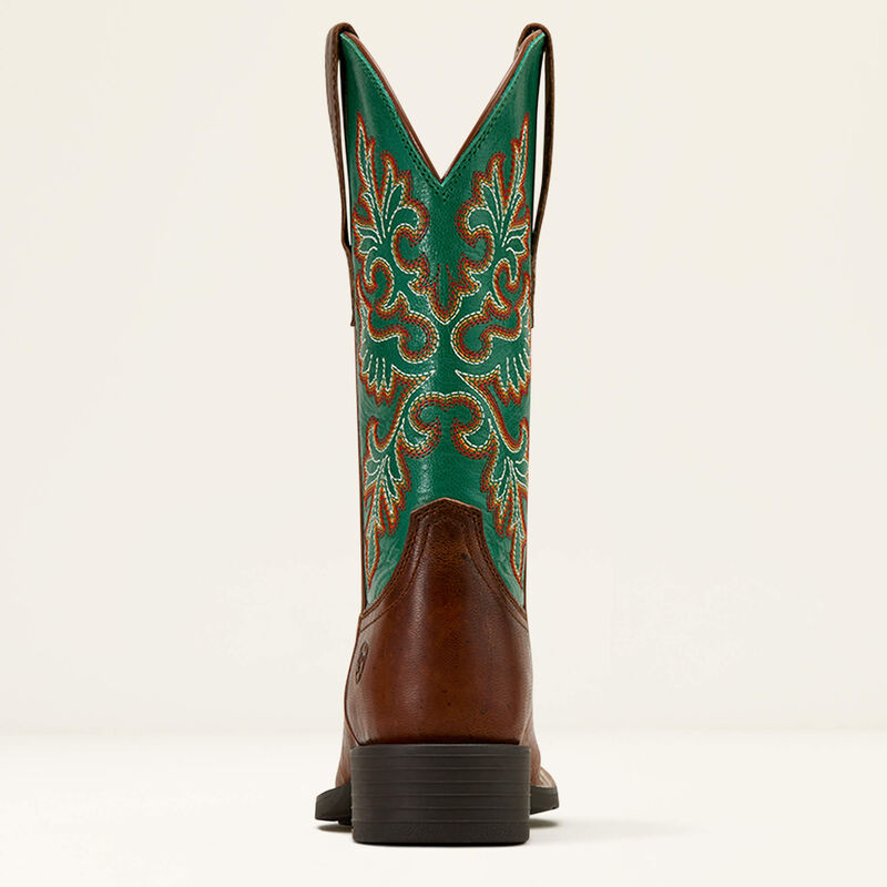 Round Up Wide Square Toe StretchFit Western Boot