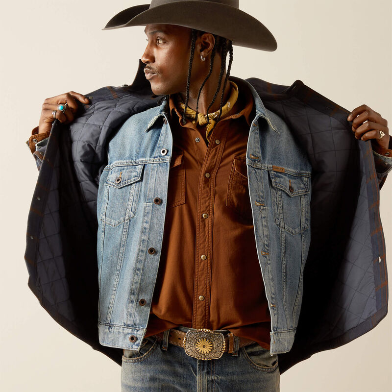 Yellowstone Midnight Fair Quilted Shirt Jacket