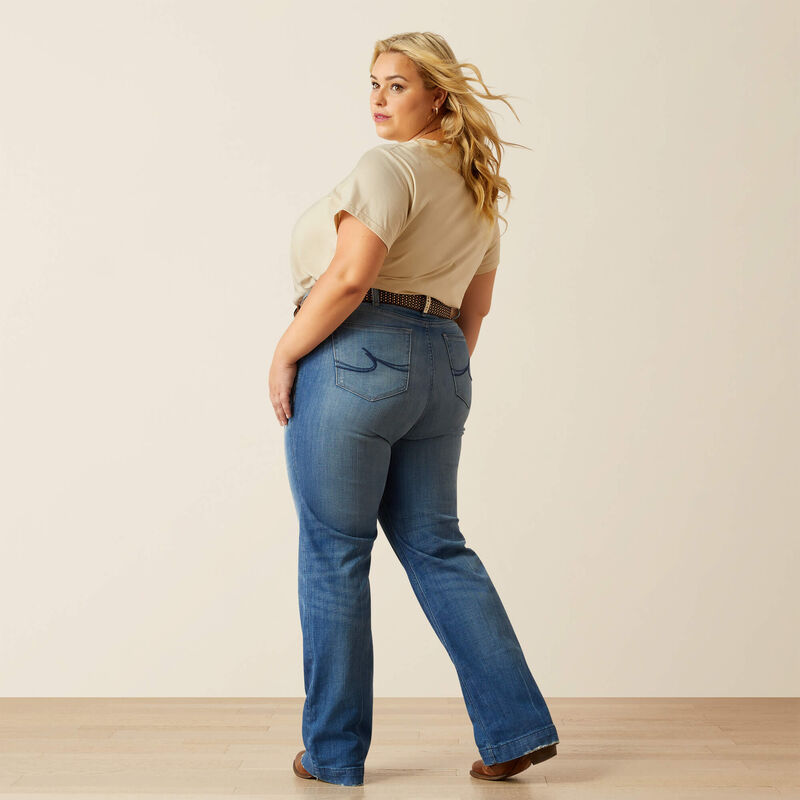 High Rise Elaina Slim Trouser Jeans