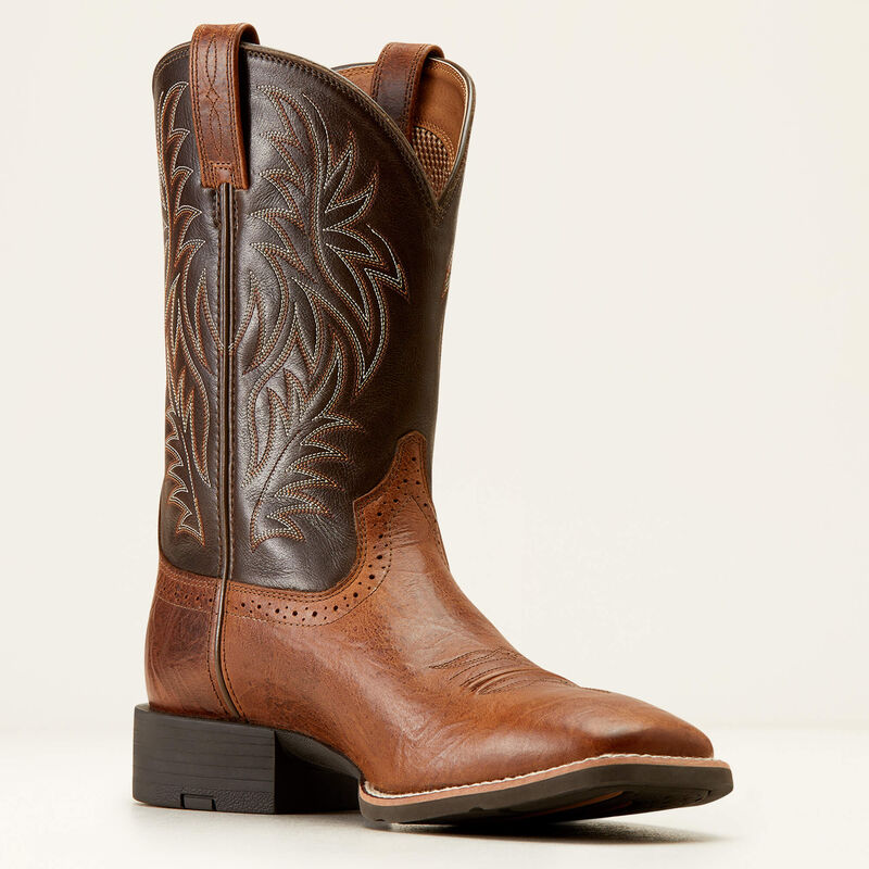Sport Wide Square Toe Cowboy Boot