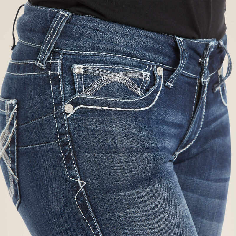 R.E.A.L. Mid Rise Stretch Ivy Stackable Straight Leg Jean