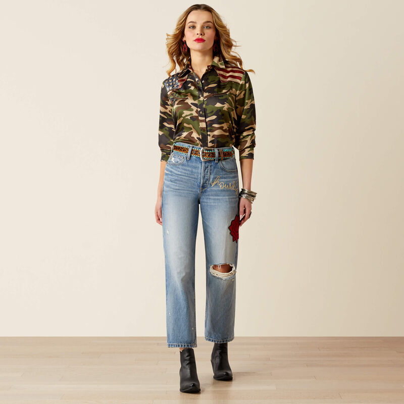 Ultra High Rise Rodeo Quincy Tomboy Straight Leg Jean