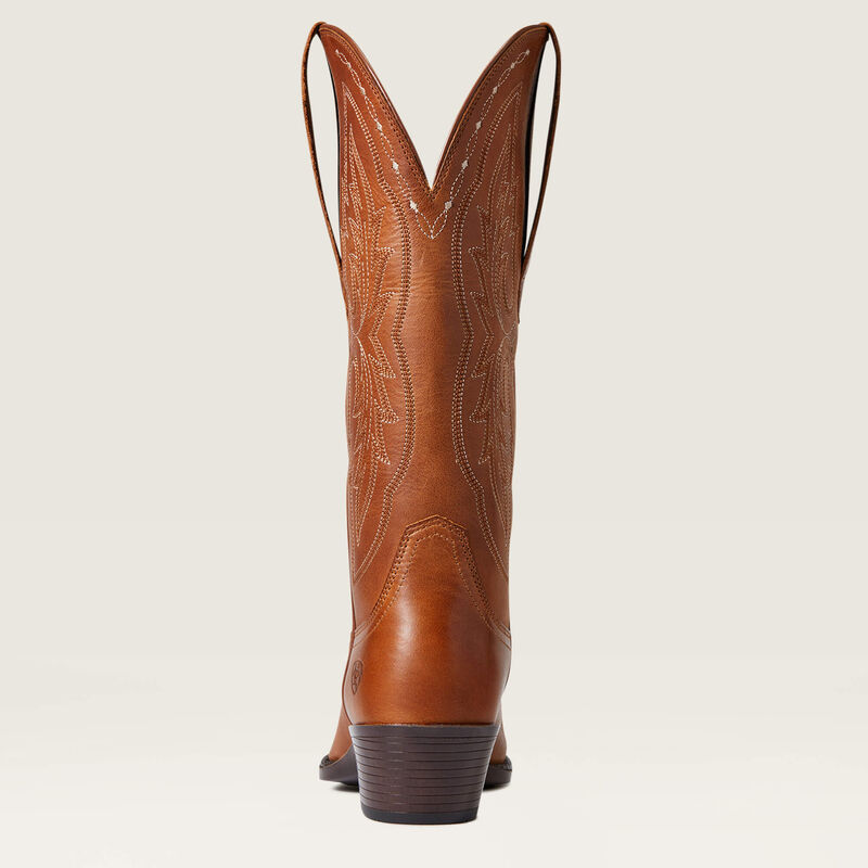 Heritage X Toe Elastic Wide Calf Western Boot