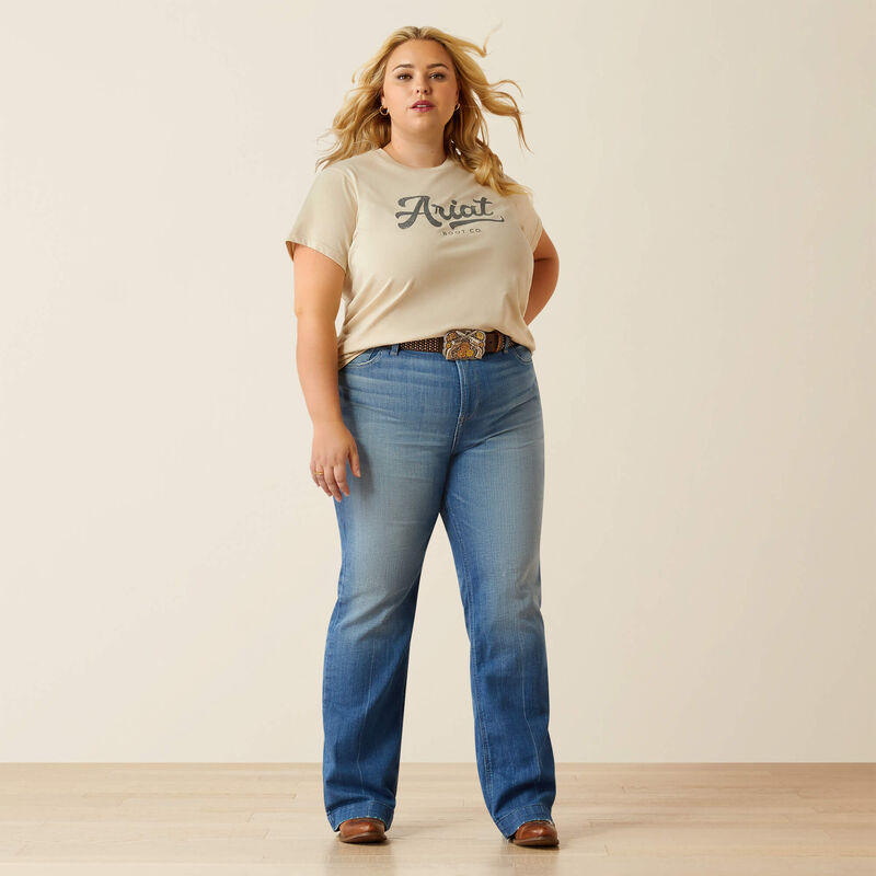 High Rise Elaina Slim Trouser Jeans