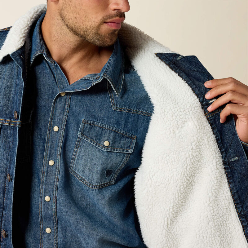 Sherpa Lined Trucker Jacket