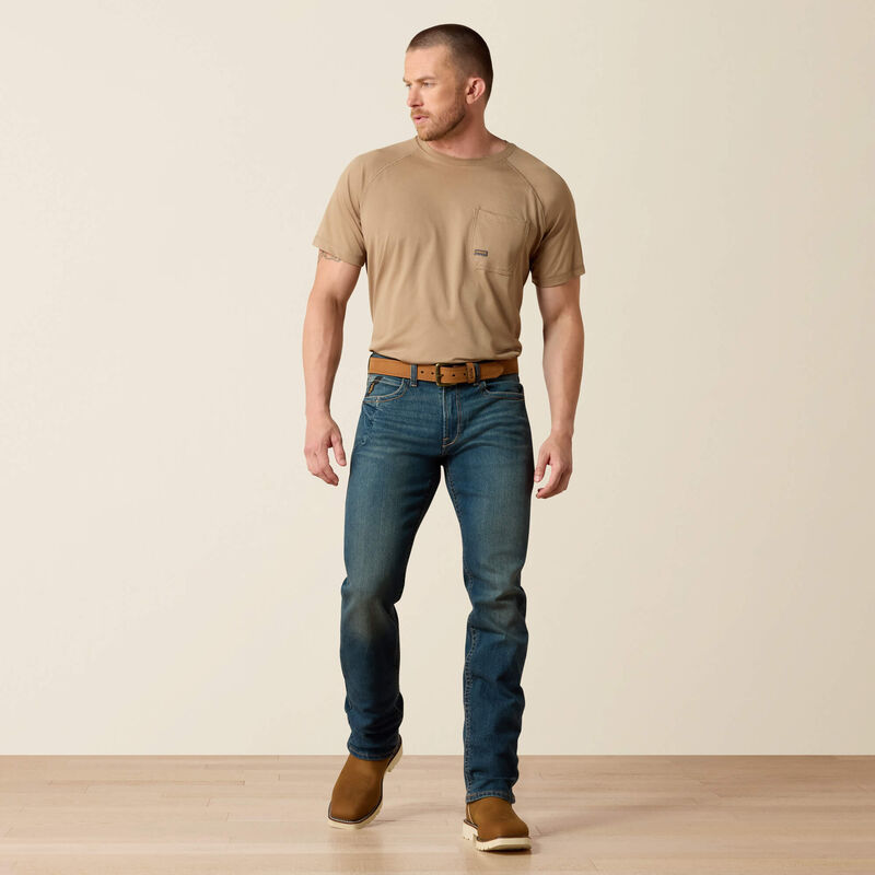 Rebar M5 Straight DuraStretch Edge Stackable Straight Leg Jean