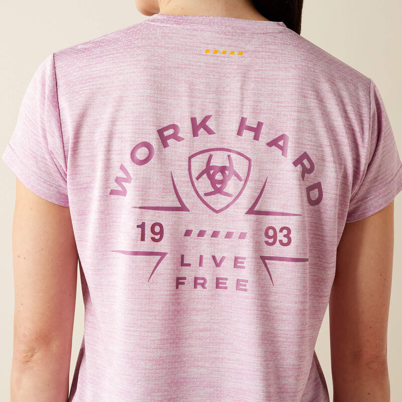 Rebar Evolution Work Hard V-Neck T-Shirt