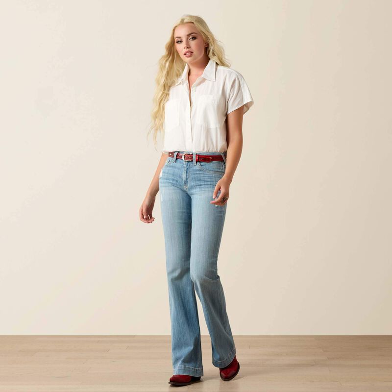 Slim Trouser Aisha Wide Leg Jean