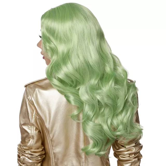 Green Pastel Curly Wig