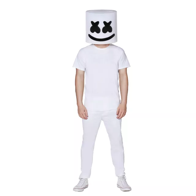 Light-Up LED Marshmello Full Mask