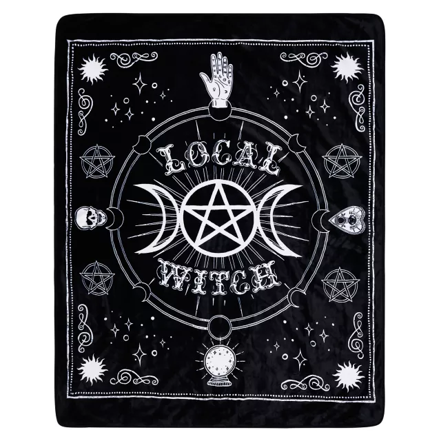 Mystical Arts Witch Fleece Blanket