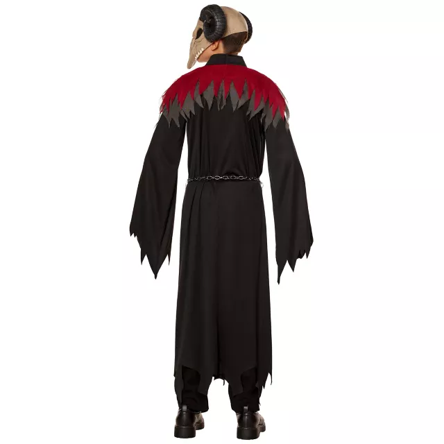 Kids Robed Skull Goat Costume
