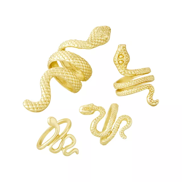 Roman Snake Rings Jewelry Set