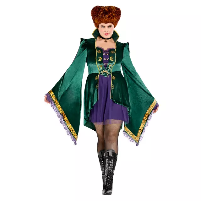 Adult Winifred Sanderson Plus Size Dress - Hocus Pocus