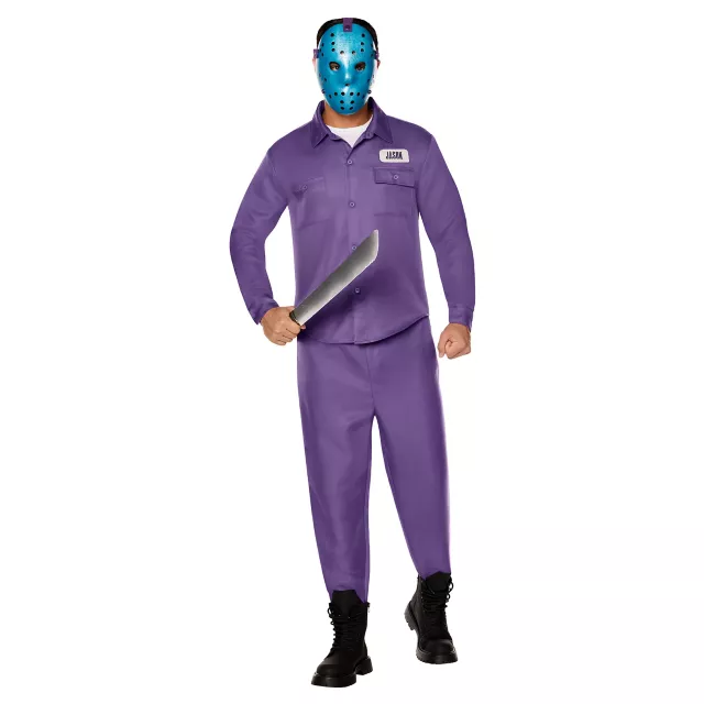 Adult Jason Voorhees Retro Costume - Friday the 13th: The Game