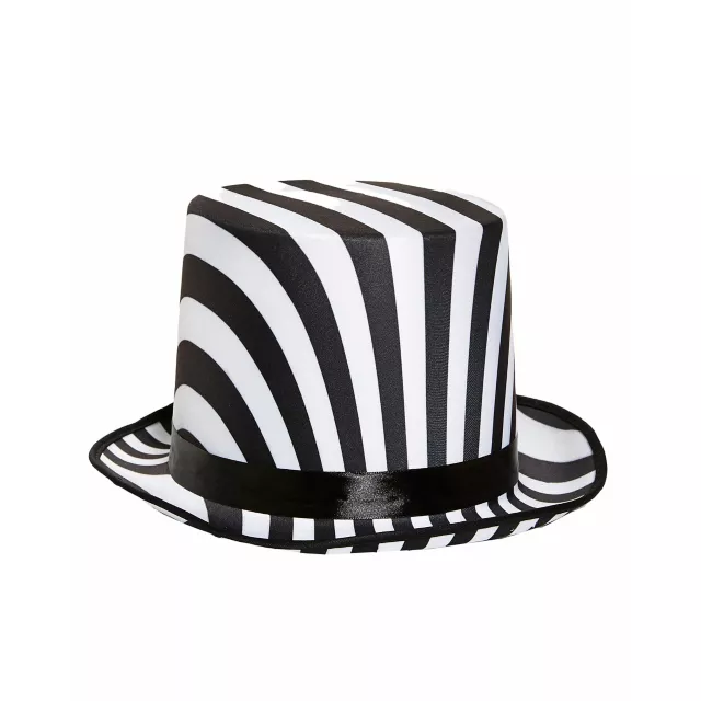 Black and White Top Hat