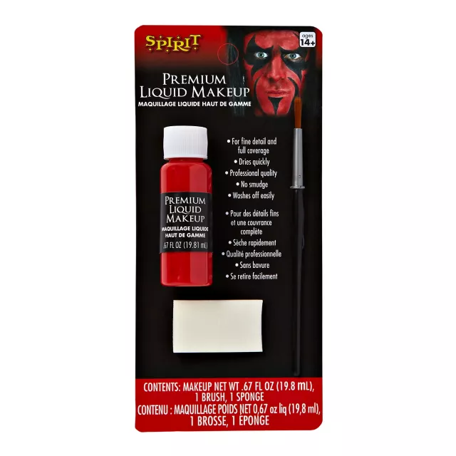Red Liquid Makeup