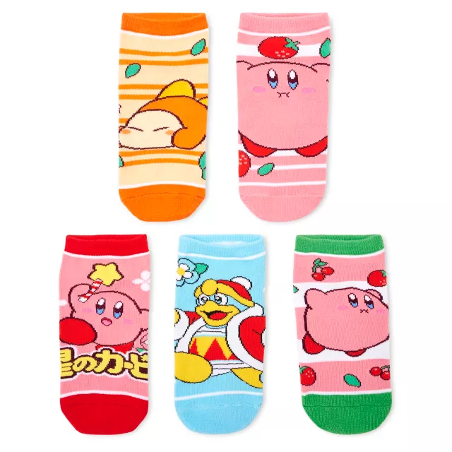 Kirby No Show Socks - 5 Pack