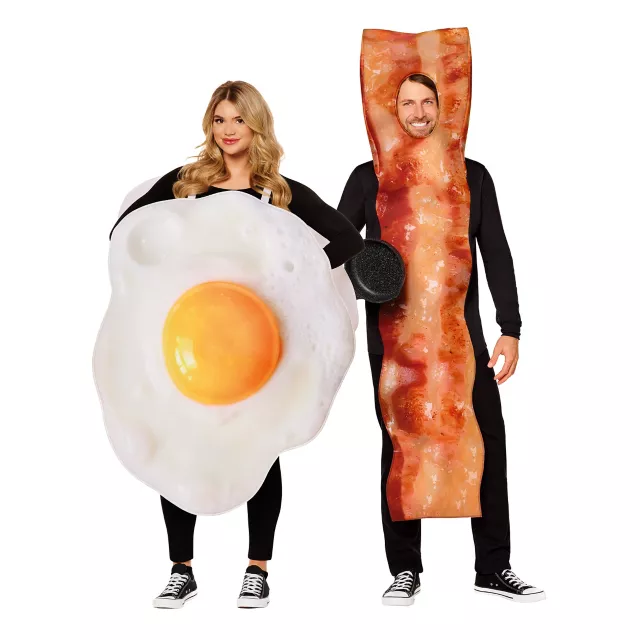 Adult Bacon and Eggs Couples Costume