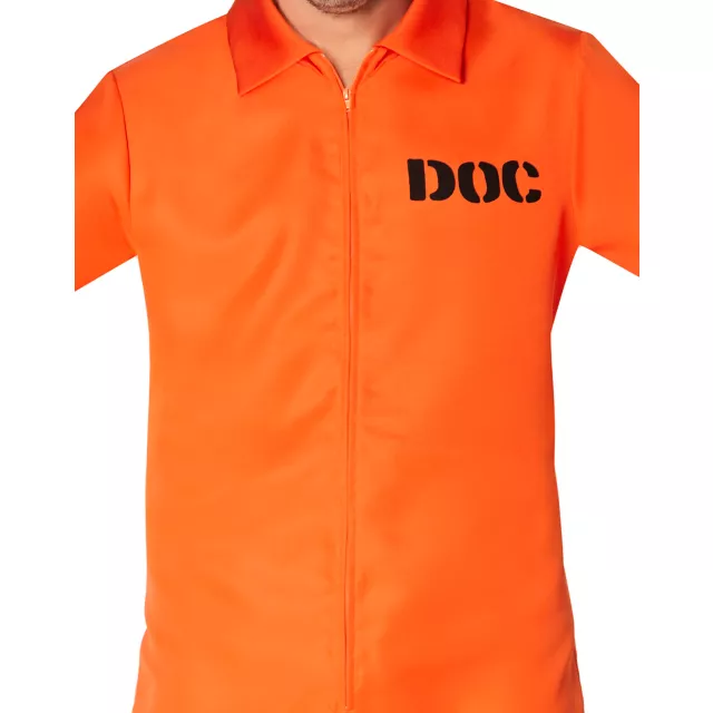Adult Department of Corrections Prisoner One Piece Costume