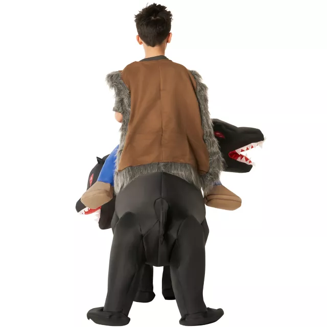 Kids Inflatable Ride-Along 3-Headed Dog Costume