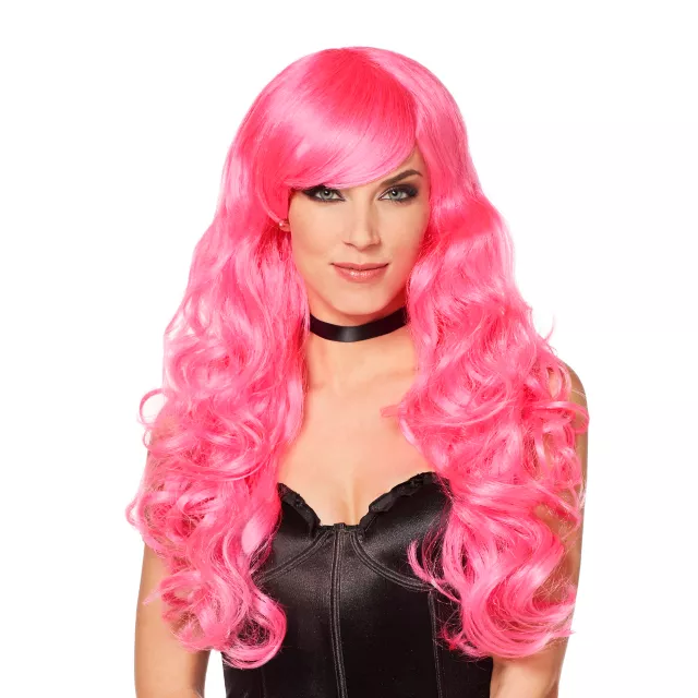 Pink Curls Wig