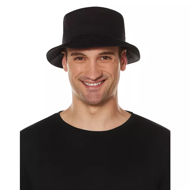 Black Canvas Bucket Hat