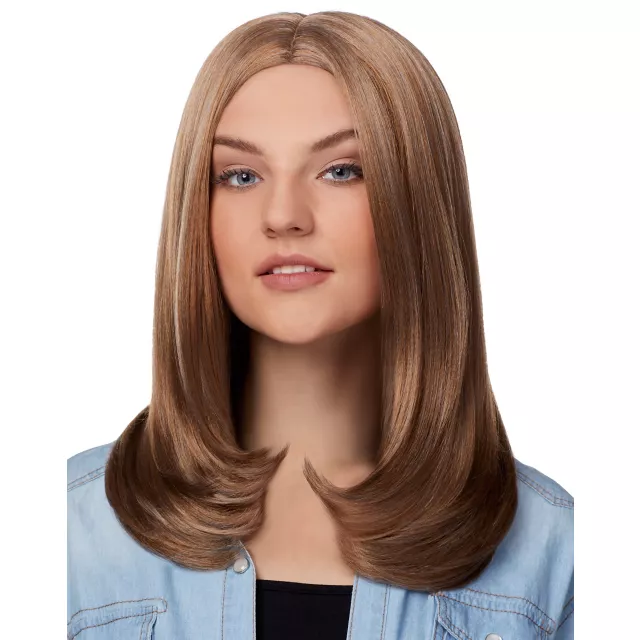 '90s Light Brown Flip Wig