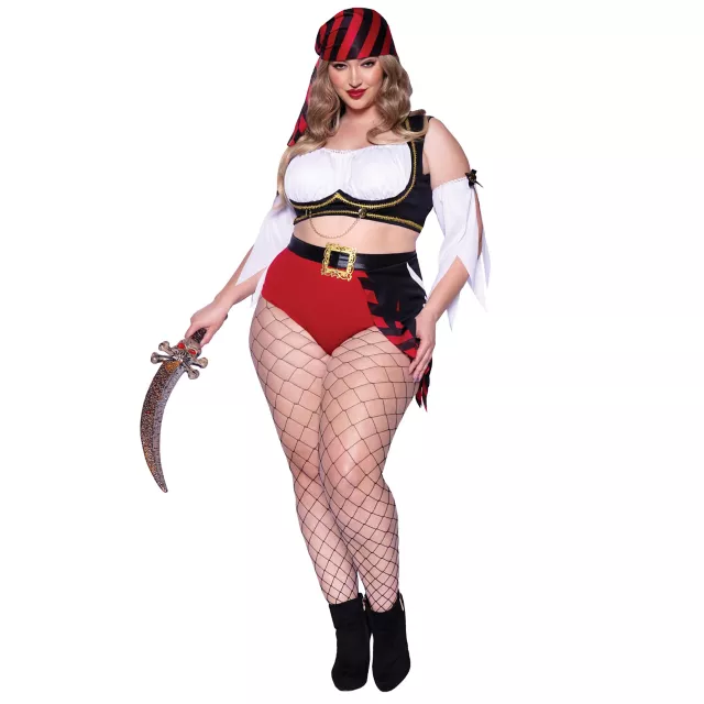 Wicked Pirate Plus Size Costume Set