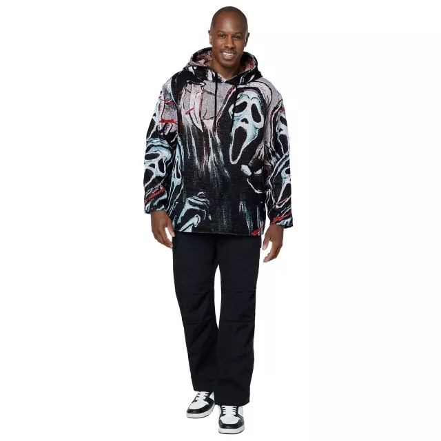 Ghost Face Jacquard Hoodie