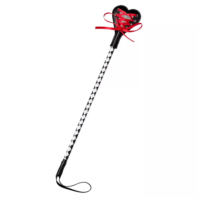 Twisted Heart Crop Whip