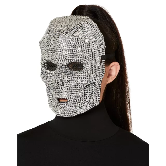Skeleton Rhinestone Half Mask